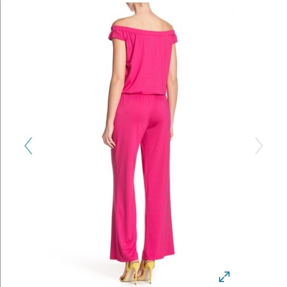 Trina Turk | Annalisa Jumpsuit Brilliant Fuschia M - Picture 2 of 8